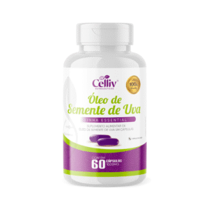 Óleo Semente de Uva 60 Caps - Celliv
