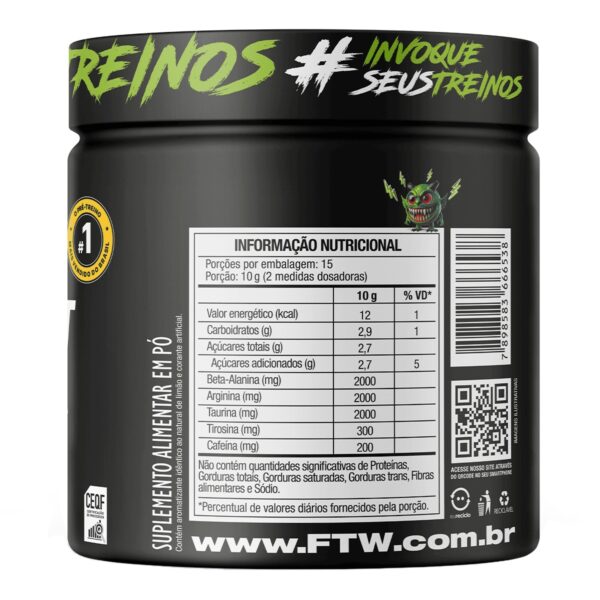 Diabo Verde #Pre-Workout 150g - FTW - Imagem 4