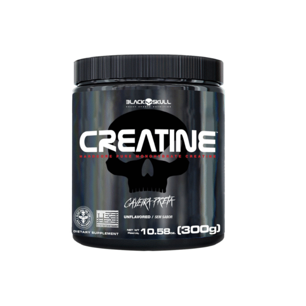 Creatine - Creatina Monohidratada - 300G - Black Skull
