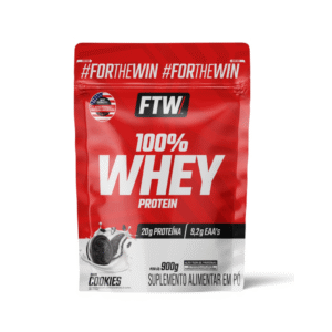 100% Whey Protein Refil 900g Sabor Cookies - FTW