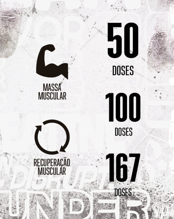 Creatina 100% Pura Borntodisrupt - Under Labz - Imagem 3