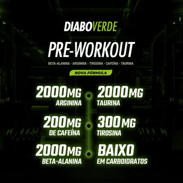 Diabo Verde #Pre-Workout 150g - FTW - Imagem 6