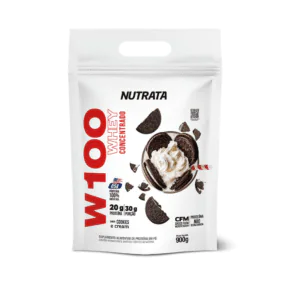 Nutrata W100 Whey Concentrado 900g refil - Nutrata
